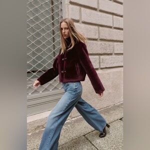 ZARA Faux Fur Jacket